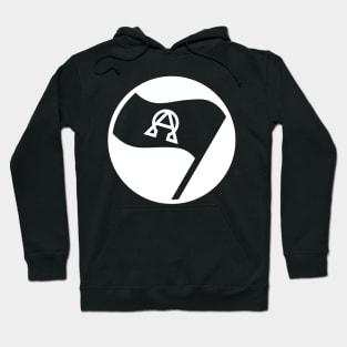 Christian Flag Black Alpha Omega Antifa Hoodie